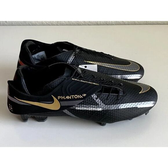Nike Phantom GT2 Academy FlyEase FGMG Mens Sz 12 Black DH9638 007 BOX NO LID - Picture 8 of 12